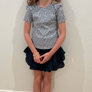 Abercrombie & Fitch Blue Floral Kids Tee